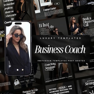 Business Coach Instagram Templates | Social Media Manager Templates | Mindset Coach Social media post | Digital Marketing Instagram Template
