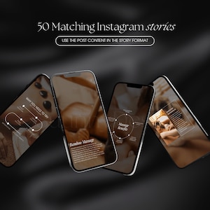 Instagram-mall för massage | Inlägg för massageterapeuter på sociala medier | Instagram-mall för massageterapi | Instagram-inlägg för spa | Massageinlägg bild 8