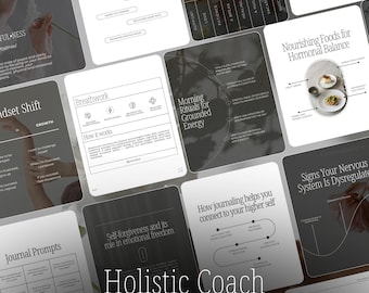 Modelli Instagram per coach olistici / Modelli per coach della salute / Modelli per coach del benessere / Post per coach olistici / Post per coach della salute olistica