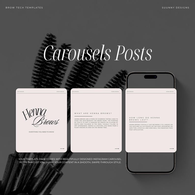 Brow Tech Instagram Templates | Brow Lamination Instagram templates | Brows Templates | Brow Artist Instagram Posts | Lash Lifting Posts image 5