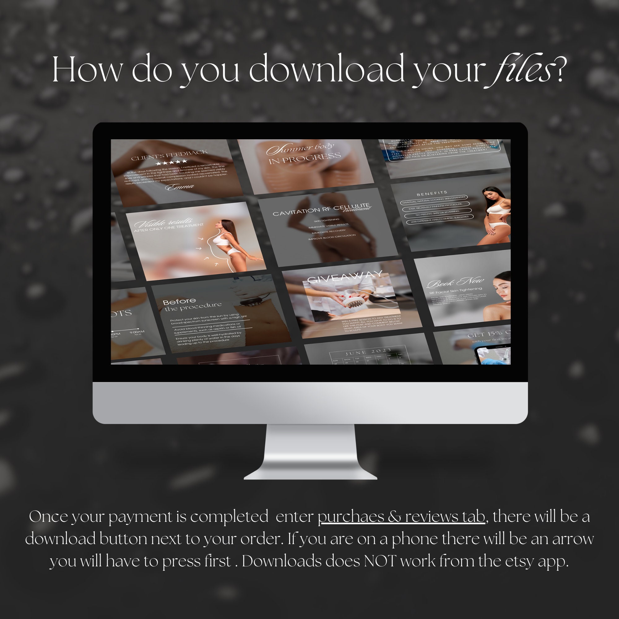 80 Radio Frequency Instagram Templates | Body Contouring Templates | RF ...