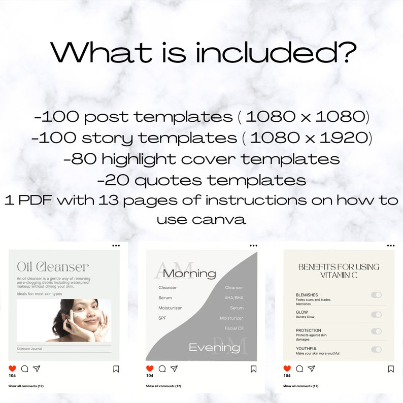 300 Skincare Instagram Templates Esthetician Instagram Etsy