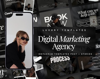 Digital Marketing Agency Templates | Social Media Coach Template | Social Media Manager Social Media Posts | Digital Marketing Post Template