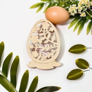 Wooden Easter Egg | Easter Table Decorations | Paintable Wooden Eggs | Easter Egg Decorating DIY | Easter Craft Projects for Kids
