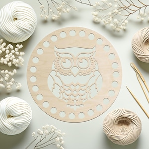 Plywood base for crochet basket | ROUND 15 cm Bottom Base for crochet bag | Craft materials | DIY projects | Crochet base | Wood basketball base