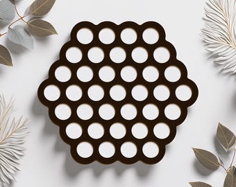 Painel de Parede Hexagonal de Madeira | Painéis de Parede Hexagonais 3D | Painéis de Parede Geométricos Decorativos | Parede Contemporânea | Painéis de Parede Decorativos com Destaque | Decoração Moderna