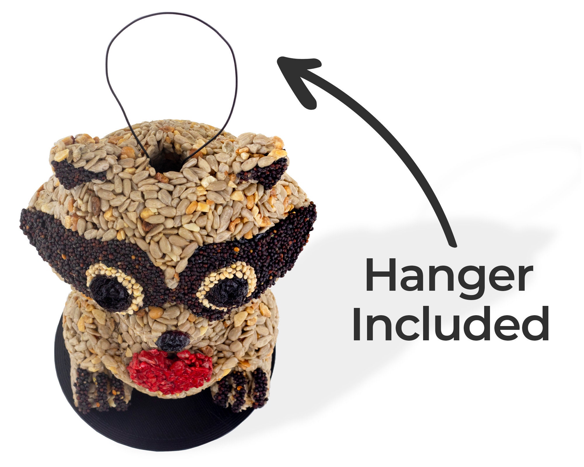 Racoon Hanging Wild Bird Seed Feeder anniversary / Birthday Etsy