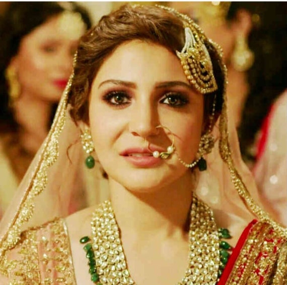 Anushka sharma nose ring best sale wedding