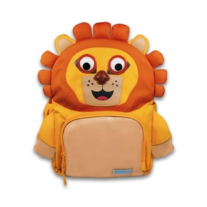 Lion Backpack - personalised - gift for boys - gift for girls - back to school - high quality - Zeus the Lion rucksack
