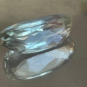 Trifankunzit 12,12 karat eller gul spodumen för smyckestillverkning, finslipad, lös sten, gul, ädelsten, 20 x 10 x 8 mm bild 4
