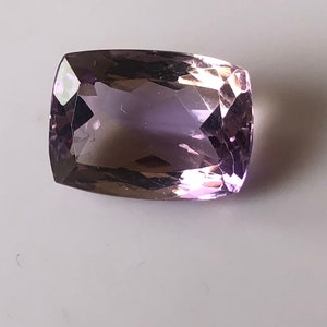 Beautiful Ametrine 13x10mm 6.35 carats from Bolivia cushion shape, great luster, loose Ametrine, ring, pendant, mixed color stone
