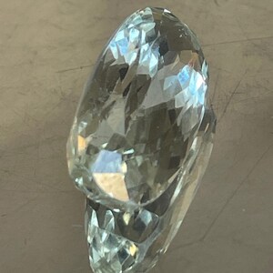 Trifankunzit 12,12 karat eller gul spodumen för smyckestillverkning, finslipad, lös sten, gul, ädelsten, 20 x 10 x 8 mm bild 3