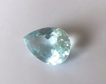 Pear shape Aquamarine 2.04 carats from India, 12x8 mm, Loose Aquamarine, Loose  Gemstone, Sky Blue Aquamarine, Pear Aquamarine, Blue stone