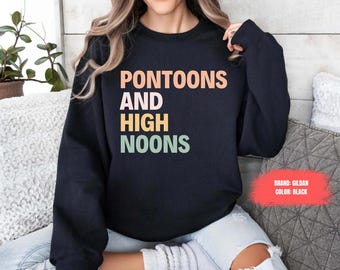 Lake Sweatshirt, High Noon Sweater, Lake Bachelorette Shirt Boat Shirt Lake House Shirt Summer Shirt Beach Shirt Summer Vacation Cruise