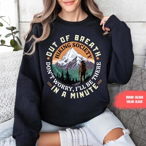 Hiking Sweatshirt, Climbing Sweater, Hiking T-shirt, Nature Shirt, Retro shirt, Camping Shirt, Hiker Shirt, Outdoor Shirt Mountain Adventure