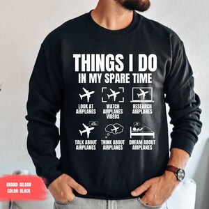 Funny Aviation Sweatshirt, Airplane Trip Sweater, Airplane Shirt, Funny Pilot Shirt, Airplane Tee Travel for Women, Adventurer Pilot Husband