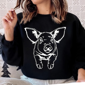Cute Pig sweatshirt Pig sweatshirt Farm sweatshirt Pig Lover Gift Animal Lover sweatshirt Pig sweatshirt Pig Mom Farmer sweatshirt Pig