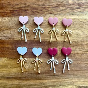 VALENTINES COLLECTION | Heart & Bow studs