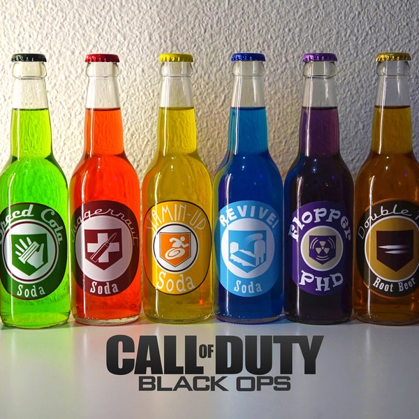 8 Perks Sodas / COD Zombies / ORIGINAL 8 PACKS