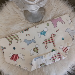 Cream Dog catheter belly bag cover, medical bag covers, urology, urine bag,  catheter bag, drainage bag, handmade