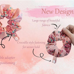 Nieuw ontwerp, glas-in-lood tubie scrunchie, tubie-accessoires, voedingssonde, NJ-buis, Ng-buis. Sondevoeding. afbeelding 2