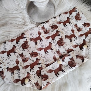 Brown fox catheter belly bag cover, medical bag covers, urology, urine bag,  catheter bag, drainage bag, handmade