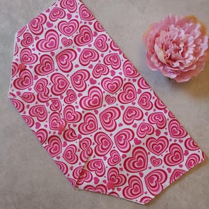 Pink Heart catheter belly bag cover, medical bag covers, urology, urine bag,  catheter bag, drainage bag, handmade