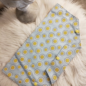 Smiley Flower catheter belly bag cover, medical bag covers, urology, urine bag,  catheter bag, drainage bag, handmade