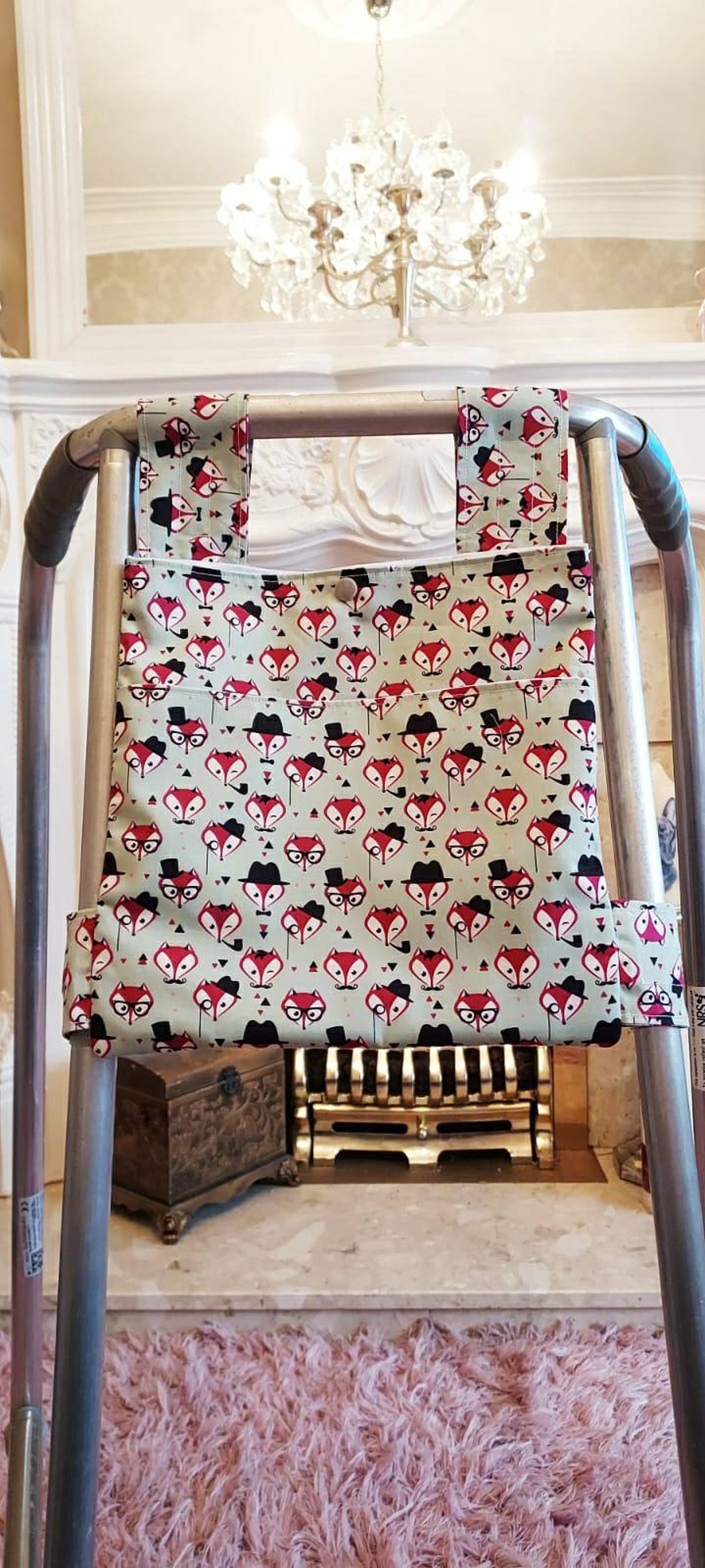 Mr Fox Zimmer Frame Bag, Walking Frame Bag, Accessories, Walking Aid