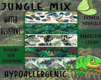 Jungle Mix Tubie Tape, ng tube, nj tube, zuurstofslang, hypafix, medische tape