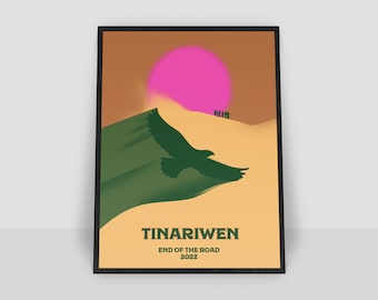 Tinariwen Screenprinted Gigposter