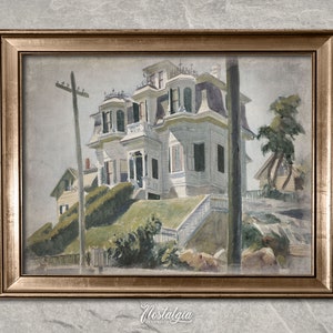 Vintage Architecture Painting | Antique Watercolor Print | Rustic Home Decor | PRINTABLE Digital Download | 188