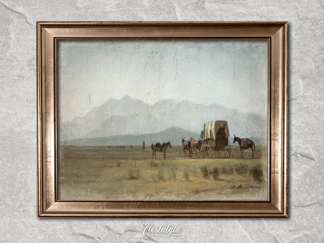 Southwestern Wall Art Summer Painting Western Print - Etsy