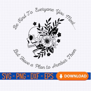 Be Kind To Everyone Jiu Jitsu SVG; Funny Jiu Jitsu Gift