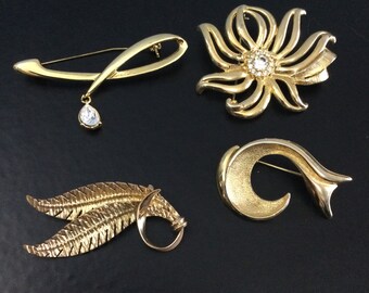 Gold plated brooches price is each