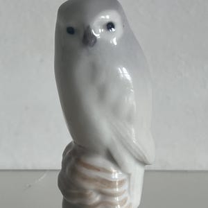 Royal Copenhagen Snowy Owl 1741 Porcelain Figurine VGC!