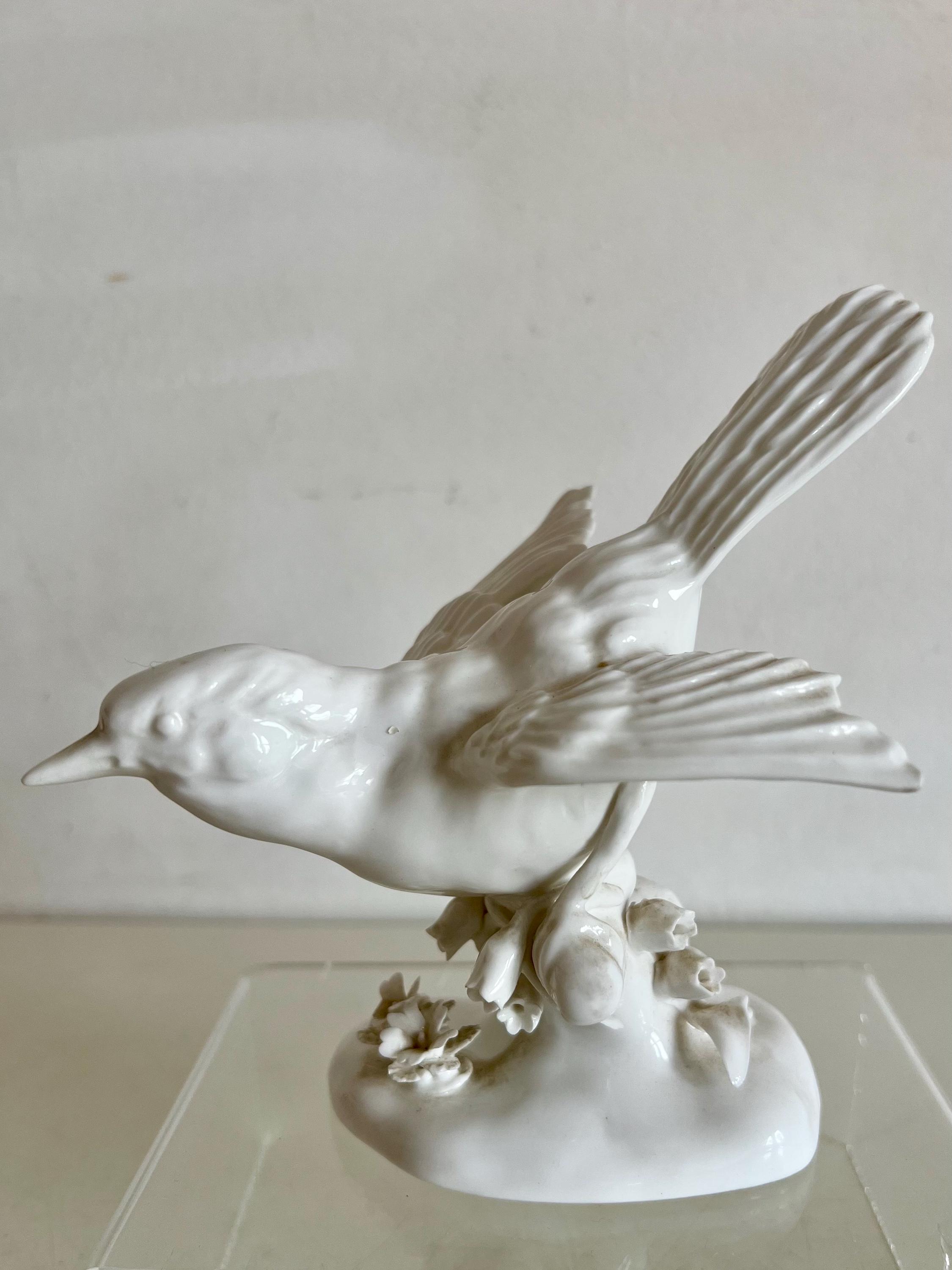Pair of J T Jones Crown Staffordshire Birds Bone China - A Pair of 2