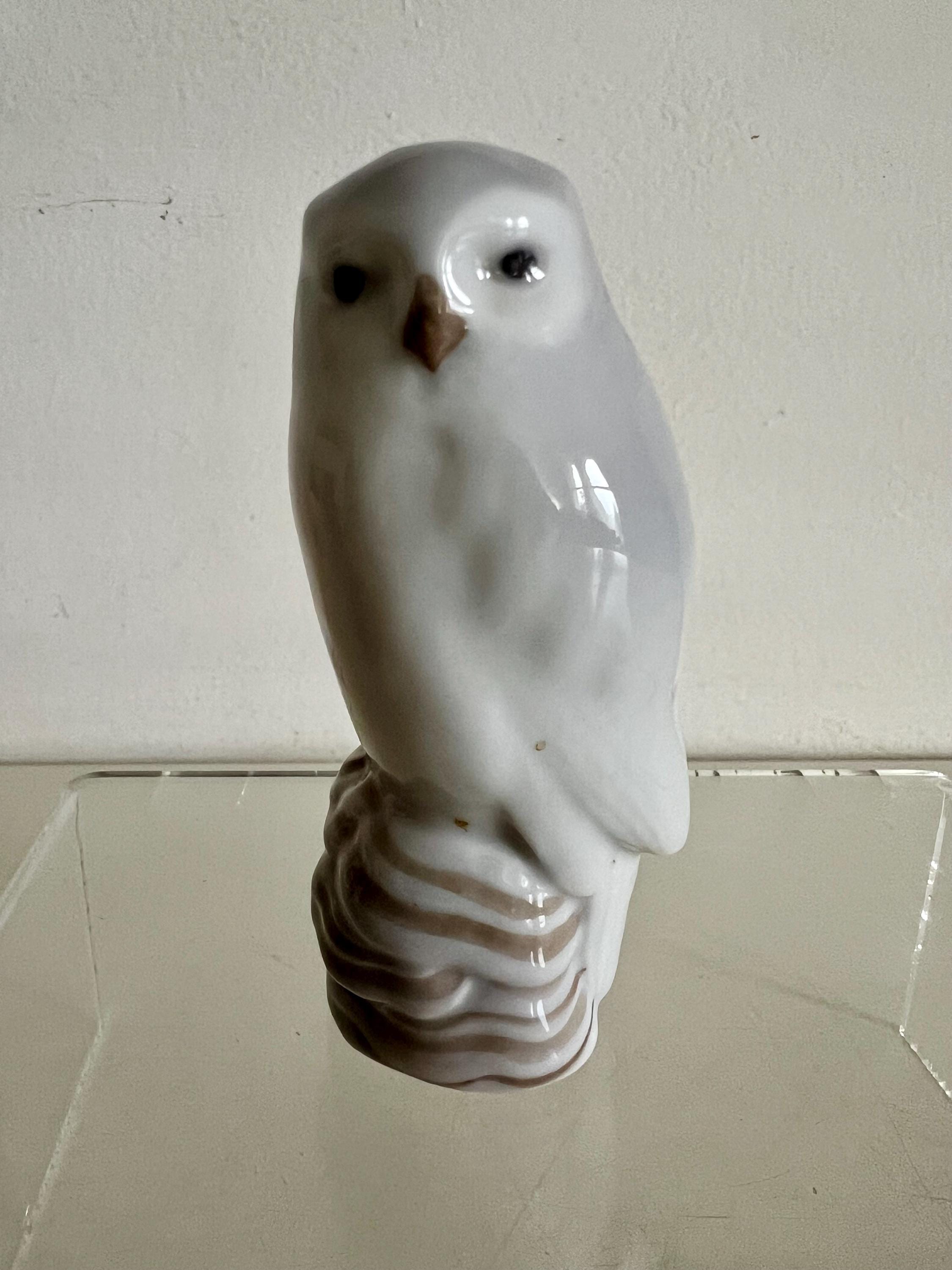 Royal Copenhagen Snowy Owl 1741 Porcelain Figurine VGC! - Etsy