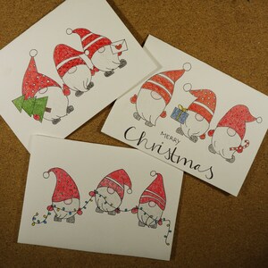Tarjetas de Navidad pintadas a mano