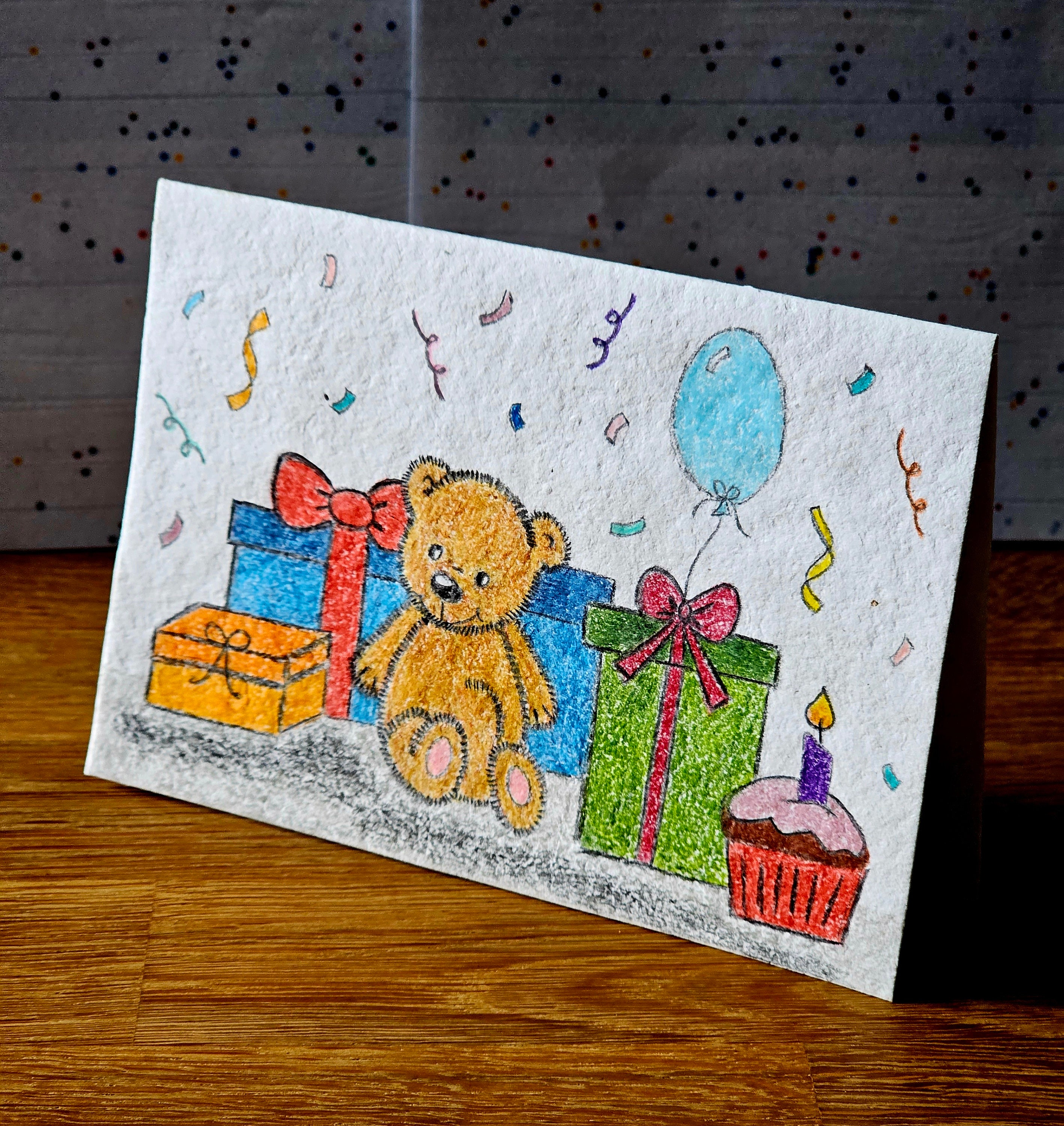 Son Birthday Card | Blue Teddy Bear | BOYS Balloon | 2nd 3rd 4th 5th ...