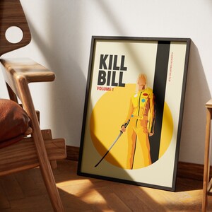 Kill Bill Volume 1 Poster, Quentin Tarantino Home Decor Gift, Digital ...