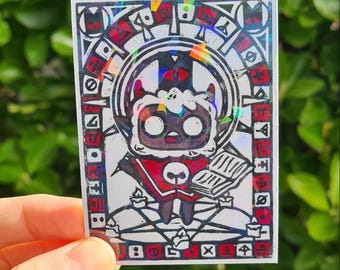 Imán brillante para nevera Culto al cordero