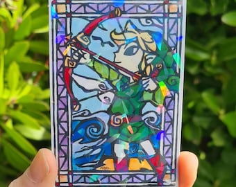 Sparkly fridge magnet Legend of zelda Link