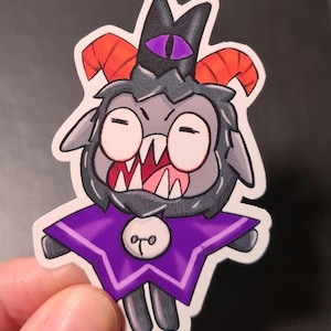 Cult of the lamb vinyl sticker Goat
