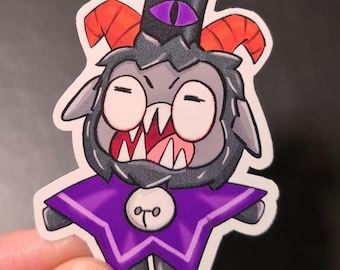 Cult of the lamb vinyl sticker Goat