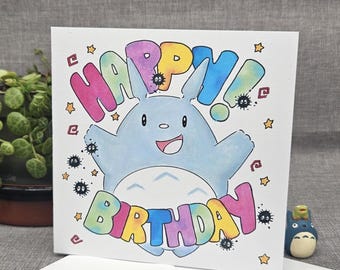 Verjaardagskaart Totoro