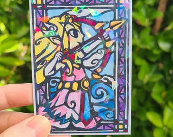 Sparkly fridge magnet Legend of zelda  Princess Zelda