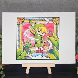 Wind waker Legend of Zelda mini print A5