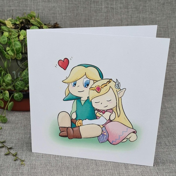 Tarjeta de San Valentín, Link y Zelda