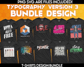 200 Typography V3 T-shirt Bundle , pod T-Shirt design,png,svg for dtg,dtf and Sublimation Print, streetwear typography, urban, aesthetics